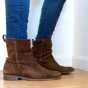 Frye Cara Boot Short Suede